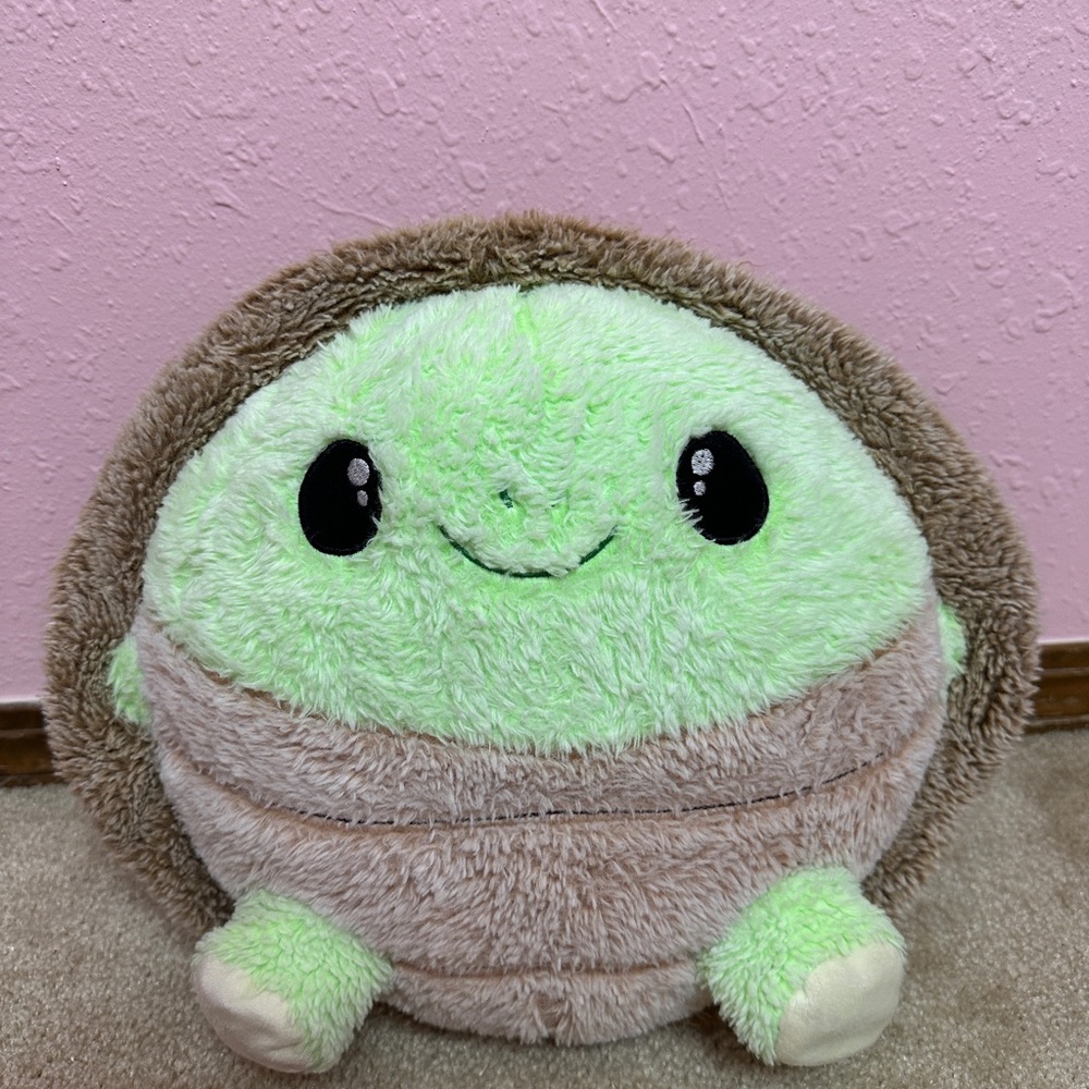 Fiesta Turtle Plush Soft Toy Pillow 16x17” Stuffed Animal Toy